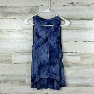 AS Revival Women's small Blue Tie Dye Soft Tank Top Summer blouse new